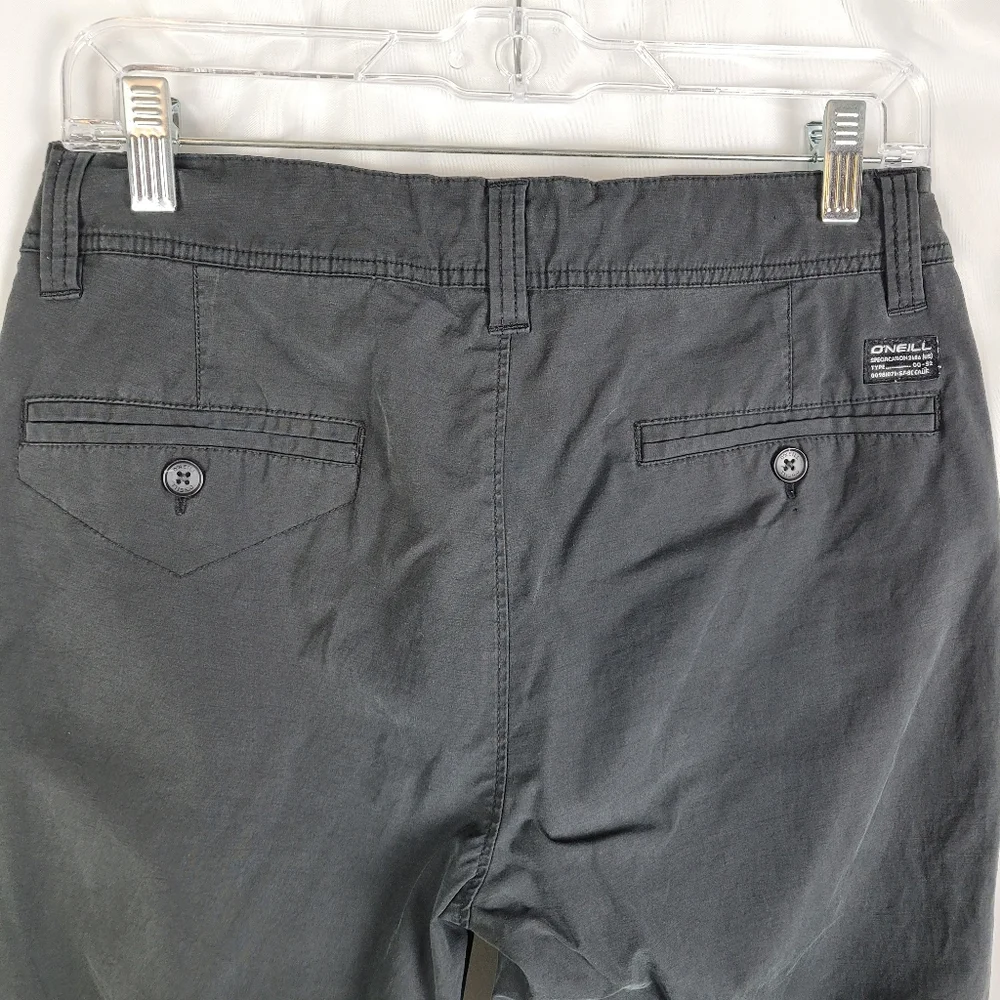 O'NEILL Mission Hybrid Standard Fit Black Outdoor Chino Pants Mens Size 28